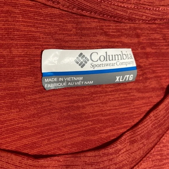Columbia Montrail Omni-Wick Long Sleeve Performance Shirt. Orange/Red. Size XL - Picture 3 of 7